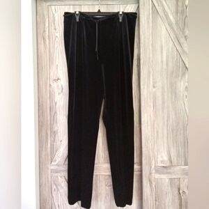 Bianca Nygard Black Stretch Velvet Pant 14